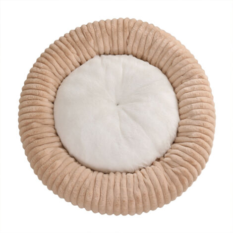 Panier pour chien en forme de donut – coussin douillet – canapé pour animaux – tissu – Damasco (1/5)