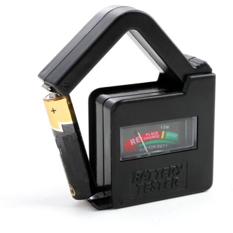 Testeur de Piles Numérique Universel Modèle BT860, Compatible avec Piles AA, AAA, C, D, 9V, et Boutons, Affichage Analogique Précis, Éco-responsable, Portable, Fonctionne sans Batterie