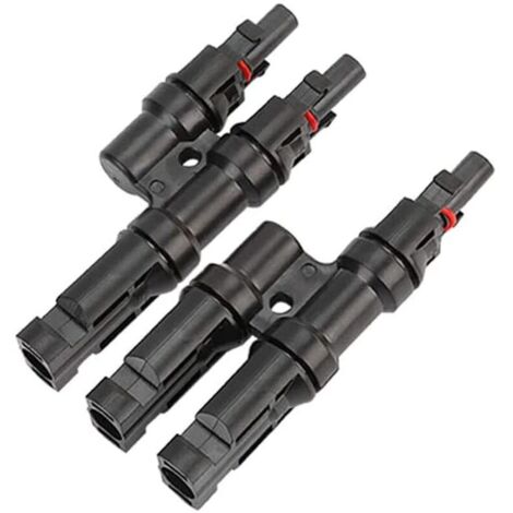 Connecteur Y en paire MMF + FFM pour connexion parallèle panneaux solaires – Compatible câbles 10 à 14 AWG – Indice IP67 étanche