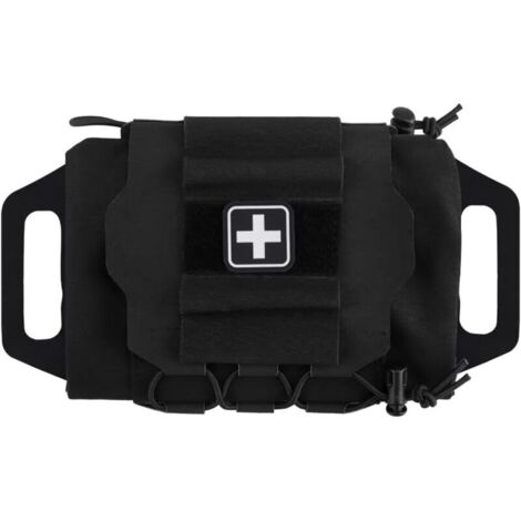 Pochette Tactique Militaire Ceinture de Premiers Soins Rapide Pochette de Survie Système en Deux Parties Porte-médicaments en Rouleau Sac à poignée en hypalon