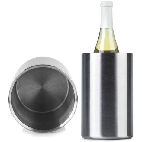 Seau isotherme à double paroi en acier inoxydable pour vin, champagne et bière