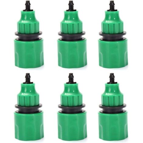 tuyau d'arrosage tuyau un sens adaptateur robinet raccord raccord pour irrigation Lot de 6