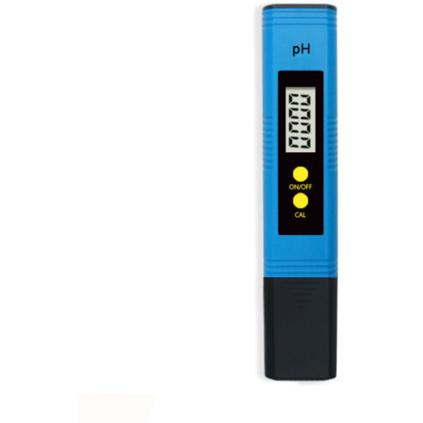 PH Mètre Numérique, Testeur de qualité de l'eau digital LCD, 0,01 Ph Précision, Plage de Mesure pour 0-14 Ph, pour l'eau Potable, Aquariums, hydroponie, piscines