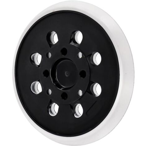 Plateau de ponçage 125 mm – Compatible Bosch PEX 300/400 AE – Vitesse 12000 tr/min – Pour bois et plastique – 8 trous pour aspiration