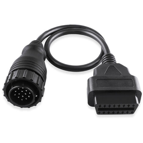 Adaptateur 14 Pin mâle vers 16 Pin OBD2 femelle – Câble diagnostic pour Mercedes Benz – Longueur 40 cm – Connecteur 14 broches - 16Pin