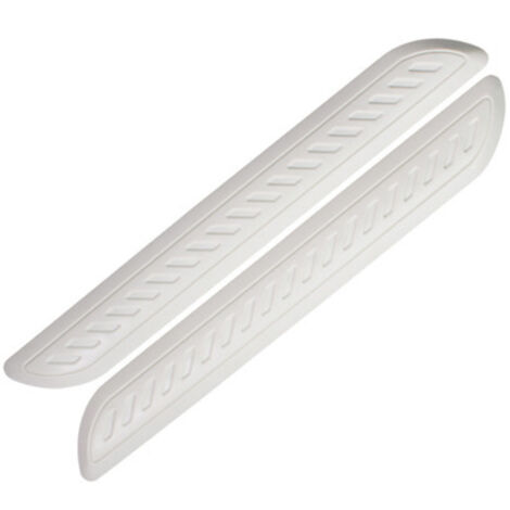 2Pcs Bandes Protection Pare-Chocs de Voiture, PVC Anti-Rayures Auto-Adhésive Bande, Autocollants Anti-Frottement pour Carrosserie, Autocollant de Protection de Bord Universelle pour Voitures