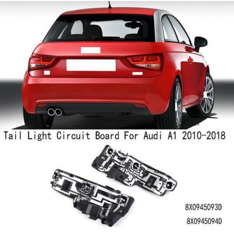 Paire de supports de feux arrière pour Audi A1 (2010-2018) – Pièces de rechange d'origine – Installation facile – Durables