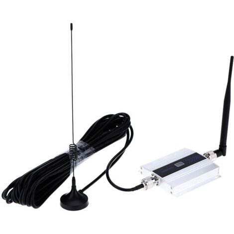 Amplificateur signal téléphone 5G/4G LTE - Antenne répéteur avec amélioration voix/données - Prise UE - Stable et puissant - Utilisateurs en zones à faible signal