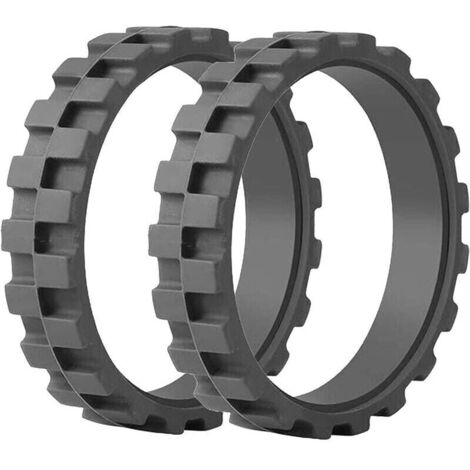 Pneu/caoutchouc de rechange compatible avec les Roomba 500, 600, 700, 800, 900, e, i et S. Remplace la roue latérale de votre robot. Pièce de rechange compatible avec la durabilité de l'iRobot Roomba