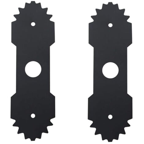 Lot de 2 lames pour dresse-bordures électriques en acier au manganèse – Compatibles avec les dresse-bordures Ryobi RY13050 et RY13050A