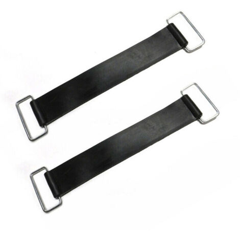 Lot de 2 Sangle De Maintien De Batterie – 17.5X 4 Cm, Sangle D'arrimage Polyvalente Batterie De Moto Bande De Boîte De Batterie Fixe Bikke Légère, Sangle Fixe D'attache De Batterie De Moto (1/4)
