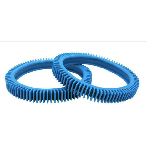 Pneu cranté avec Ergot pour Robot Piscine Compatible avec Poolvergnuegen/Hayward Phoenix 896584000-082 Pièces pour nettoyeur : Pneus avant (Lot de 2)