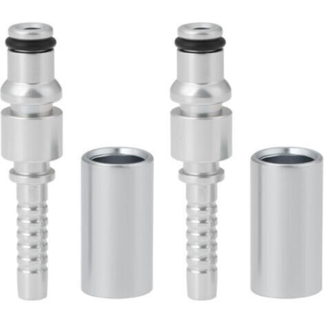 Lot de 2 Raccord de Tuyau pour Nettoyeur Haute Pression 8,9 Mm Compatible avec Karcher AR l'adaptateur de Réparation