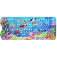 Tapis de douche antidérapant 100 x 40 cm avec motif enfant, sans danger pour les enfants —