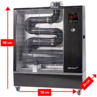 REX NORDIC CALEFACTOR INFRAROJO 13KW AIRREX AH-200I SIN HUMOS NI INSTALACIONES
