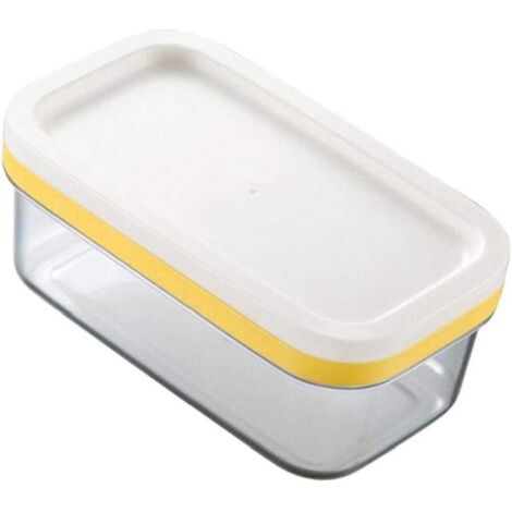 Beurriers boîte en Plastique Porte-conteneur avec Couvercle pour Le Petit déjeuner Cuisine (1/5)