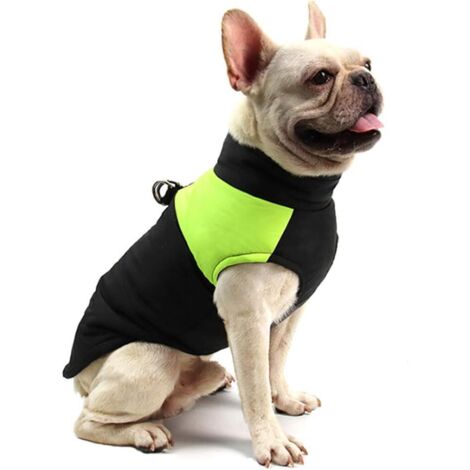 Gilet coupe-vent chaud pour chien d'hiver imperméable (5XL, vert) (1/2)