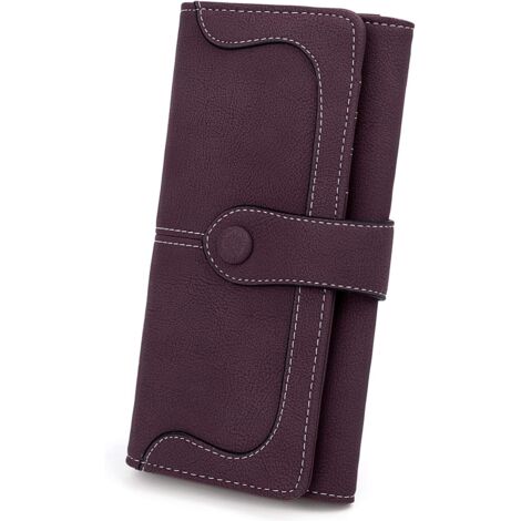 Portefeuille d'embrayage pour femmes (violet) (1/2)