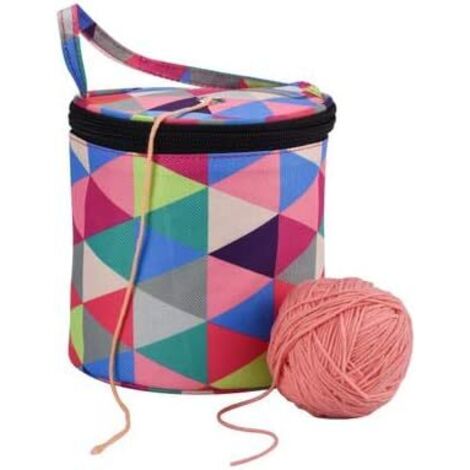 Sac tricoté portable (sac seau) (1/2)