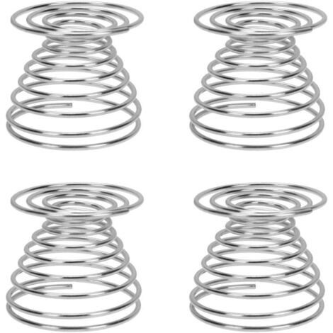 Support à oeufs en acier inoxydable 4 pièces (argent) (1/2)