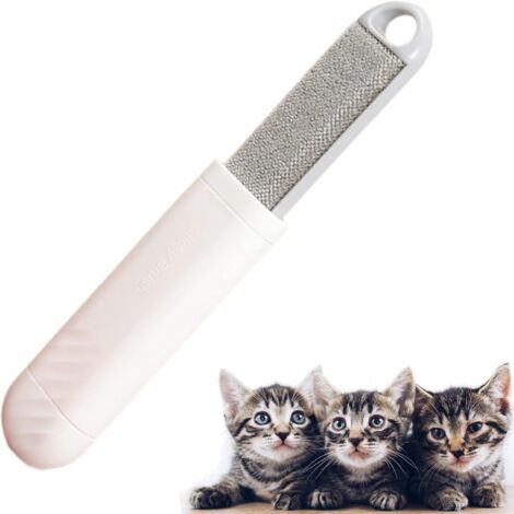Brosse Anti-Poil Animaux - Elimine Poils et Peluches Chiens et Chats - Autonettoyante et Réutilisable - Double Face - Efficace sur Vêtements, Canapé, Voiture, Lit - Ergonomique (1/5)