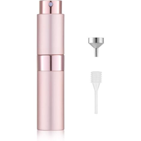 8ml Vaporisateur Vide de Sac Rechargeable, Atomiseur Parfum, Recharge Spray Flacon de Parfum, Pulverisateur Voyage (Rose) (1/5)