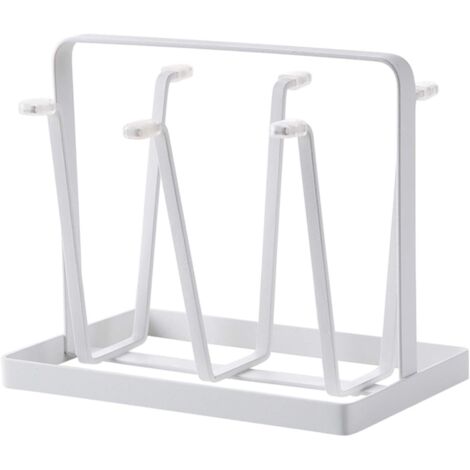 Porte-gobelet en métal (blanc) (1/2)