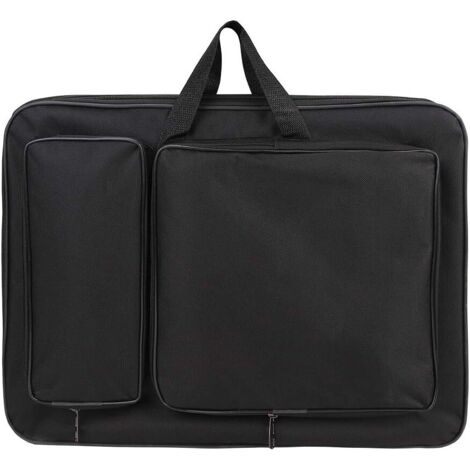 Sac fourre-tout de stockage d'œuvres d'art portable étanche (noir) (1/4)