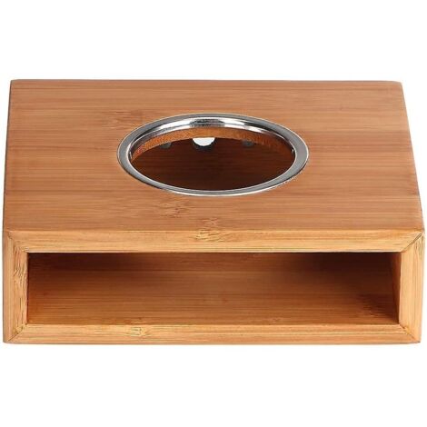 Base de chauffe-réchauffeur de théière en bambou domestique, accessoires de théière pratiques pour cuisinière chaude de théière (1/3)