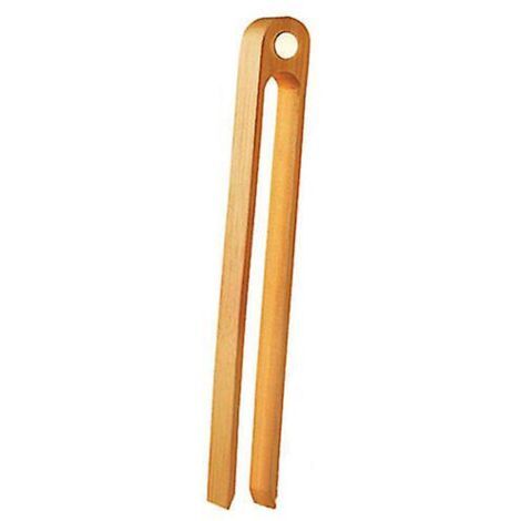 22cmmagnetic Bamboo Toaster Tongs Wood Kitchen Toast Tongs Respectueux de l’environnement. gain de place (1/3)