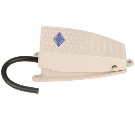 Commutateur de pied boîtier en aluminium normalement ouvert Commutateur de pédale de commande de contact momentané pour outil électrique compatible (1/5)