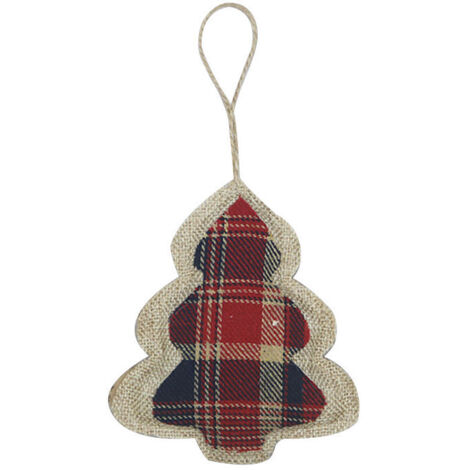 Noel Decorations De Noel Lin / Vacances / Pajama Party Decoration Fournitures Ornement Tableau Ornements Stocking Arbre Chapeau Pour Arbre De Noel Hanging Decoration, Style C (1/5)
