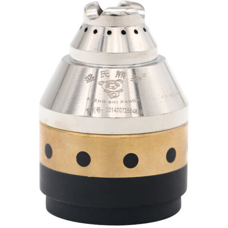 Housse de protection de torche de découpe plasma P80A, housse de protection contactable, shunt de bouche en porcelaine blanche, protection en métal de torche de coupe (1/5)