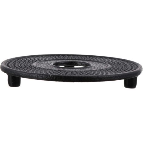 Dessous-De-Plat Rond en Fonte Décorative avec Motif Vintage Plats Chauds Plaques de Support de Pots pour Décorations de Table à Manger de Cuisine Rustique -Couleur aléatoire