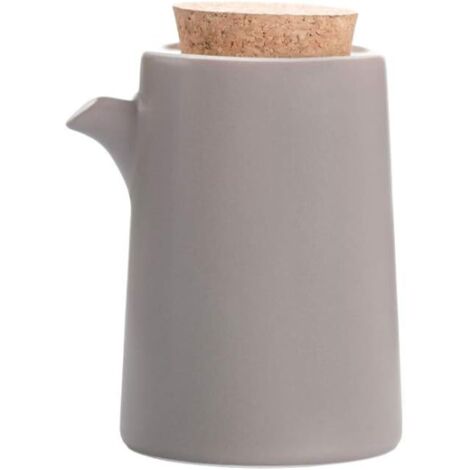 Bouteilles de distributeur d'huile de céramique,Distributeur en céramique de bouteilles d'huile et de vinaigre,bouteille de sauce soja/vinaigre/huile d'olive,distributeur de condiments(300ML,10oz) (1/5)
