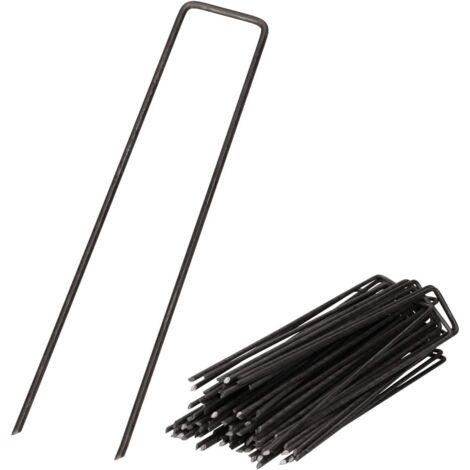 Lot de 100 IronPEG Piquets de Fixation en Acier Longueur: 150 mm Largeur: 30 mm Epaisseur: 3 mm (1/5)
