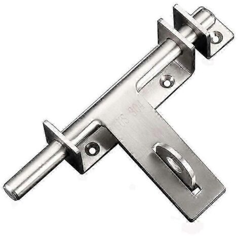 Verrou en acier inoxydable 304, robuste, pour portes coulissantes, avec boulons gauche et droit. (1/5)