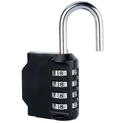 Métal Antirouille Résistant aux intempéries Conception Cadenas Serrure 4 Chiffres Combinaison (1/3)