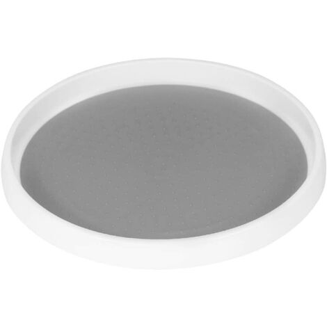 Porte-épices, Plateau tournant epices, Placard étagère à épices, Plateau tournant en Plastique pour épices Condiments Rangement de Cuisine, Cuisine, Réfrigérateur, Plateau Rond, Diam.30 cm (1/5)