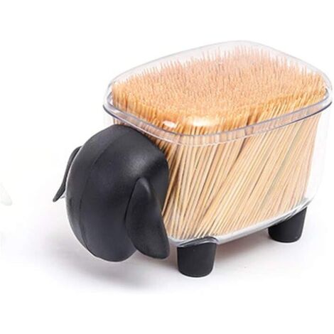 Organisateur de distributeur de cure-dents en forme de mouton pour coton-tige (1/5)