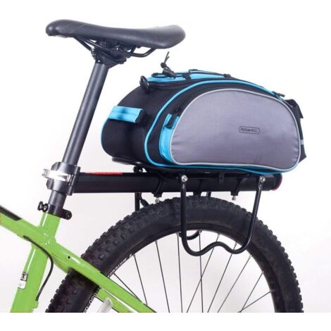 600D Polyester Vélo Selle Sac Vélo Selle Sac Vélo Arrière Sac avec Bandoulière Bandoulière Réfléchissante pour Stockage Bouteille d'eau Réparation Outils De Poche