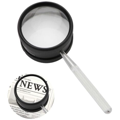 Loupe à main pour travaux de précision, loupe de lecture haute clarté avec grossissement 35x pour les personnes atteintes de dégénérescence maculaire. (1/5)