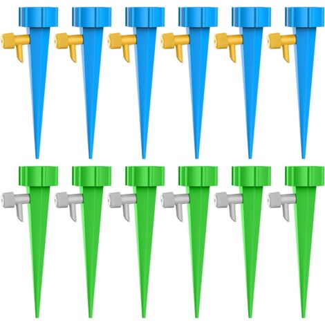 D'Irrigation Goutte à Goutte Kit, 12pcs Arrosage Goutte à Goutte avec Vannes, Automatique Arrosage Plante Vacances Réglable Système D'Irrigation pour Jardin Maison Potager Intérieur Extérieur (1/4)