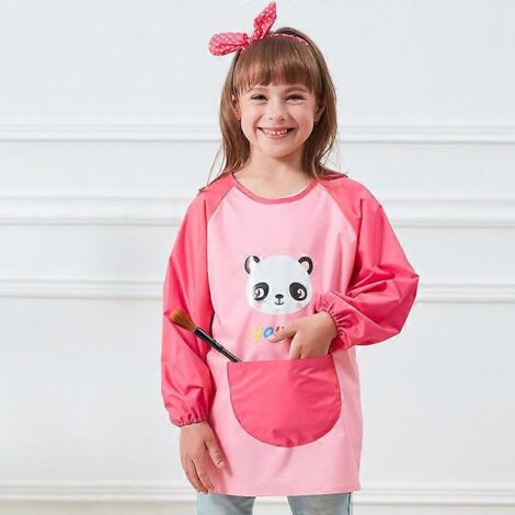 Tablier de peinture pour enfants à manches longues et imperméable (1/5)
