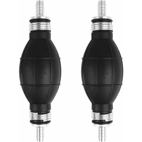 8mm Poire d'Amorçage Carburant Auto Bateau , Pompe à Main pour Transférer le Gaz Carburant Diesel Eau Liquide Automobile Jardin Pompe,Fonepro (1/5)
