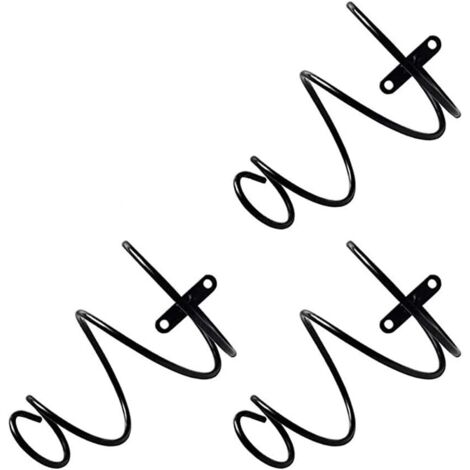 3 Pièces Bouteille de Vin Murale en Fer, Organisateur De Casier à Vin Suspendu en Métal, Wall Mounted Iron Wine Rack, Appliquer Au Support de Stockage, Support de Stockage de Bouteille, Spirale, (1/5)