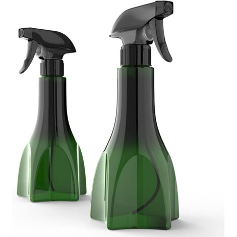 Vaporisateur Vide 400ML, Bouteille de Vaporisateur pour Cheveux, 2 Mode Spray Flacon Pompe à Gâchette, Vaporisateur pour Désinfection, Coiffure, Nettoyage, Jardinage,1 pièce (1/5)