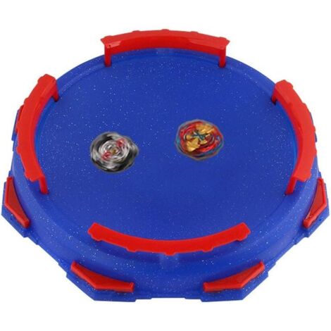 Jouet Gyro compétitif Burst Gyro Arena Disque Duel passionnant Toupie Beyblades Launcher Stadium (Bleu),