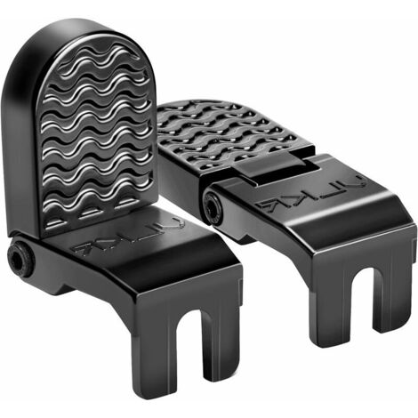 1 paire 15mm U Slot vélo pédales arrière pliable antidérapant siège arrière repose-pieds pédales VTT vélo électrique repose-pieds accessoires de vélo, (1/5)