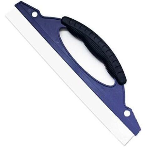 Couteau d'office pour vitres de voiture, D Sharp Essuie-glace Auto Sèche-raclette Nettoyage de pare-brise de véhicule (Bleu), (1/3)